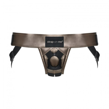 Harness Leatherette Curious Strap-On-Me 