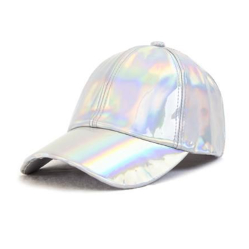 Holgraphic Baseball Cap Silver