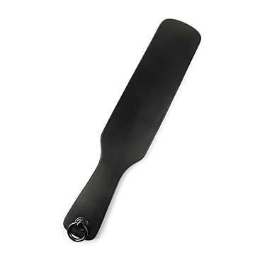 Hidden Desire Masters Real Leather Spanking Paddle - Black