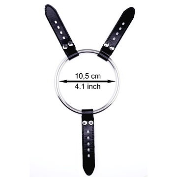 High Quality stainless steel Ring For XXL Strapon Dildos 10,5 cm