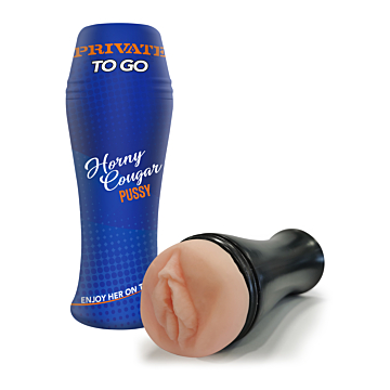 Horny Cougar To Go Men's Masturbator - Stroker