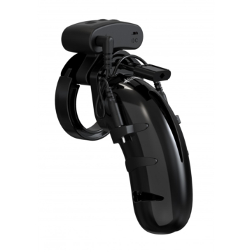 ManCage Model 22 - Chastity Cage with Electro - Black