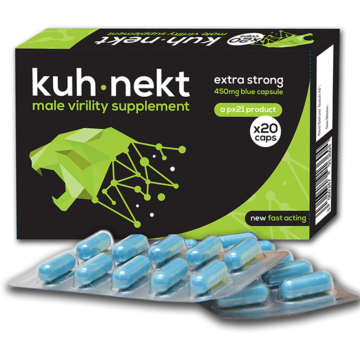 Kuh-Nekt Male Penis Erection Performance Capsule - Male Virility Supplement  20pcs 450ml
