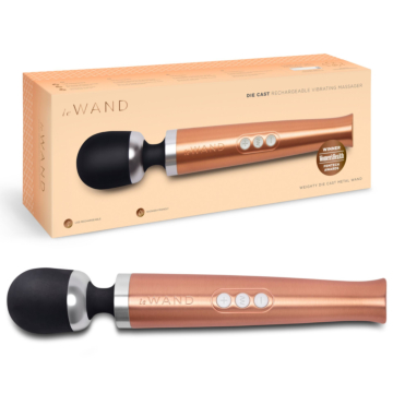 Le Wand Die Cast Rechargeable Vibrating Massager - Rose Gold