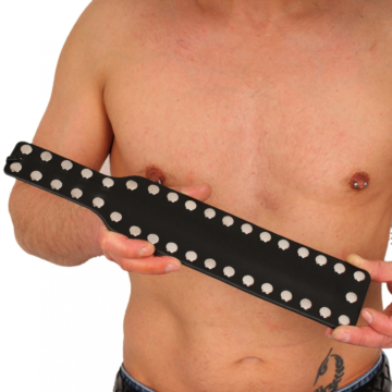 Kinksters Leather Paddle - 37 metal rivets