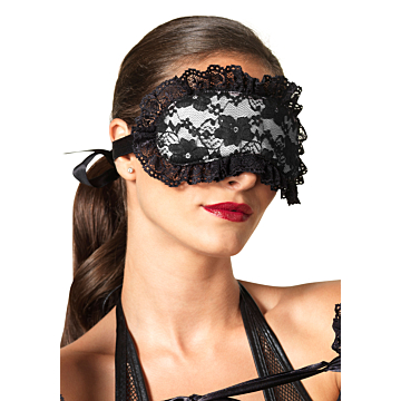 Luxury Lace & Satin Eyemask - Leg Avenue