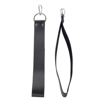 London VIP Sling Foot Stands x2 - Μαύρο Δέρμα από Kinksters