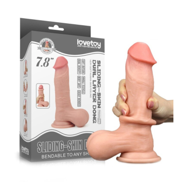 Lovetoy 7.8'' Dual Layer Dong