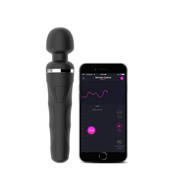 Lovense Domi 2 Mini - Black Silicone Wand