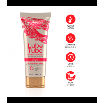 Lube Tube Hot 150ml by Orgie