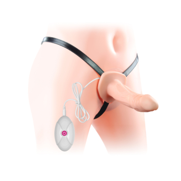 Vibrating Unisex Hollow Strap-On by Lovetoy