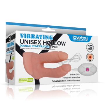Lovetoy Vibrating Hollow Strap On