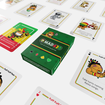 Mad Party Games - Mad420 Cards MINI WEED GAMES
