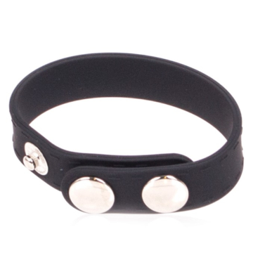 Kiotos Silicone Cockring Black 15mm
