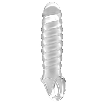 Stretchy Ribbed Penis Extension - Shots Media