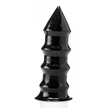 HardToys Black Vinyl Butt Plug