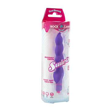 Swirl Purple Rock Candy
