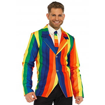Colorful Rainbow Clown Suit
