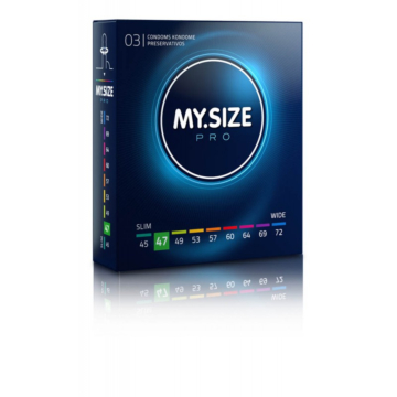 Perfect fit for ultimate pleasure - My Size Pro 3 Pack Condoms