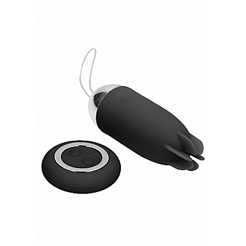 Noah - Dual Rechargeable Vibrating Remote Toy - Black
