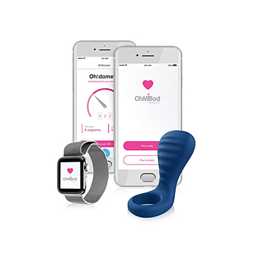 OhMiBod Nex 3 - Blue Vibrating Ring