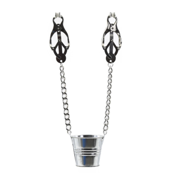 Kiotos Silver Clover Nipple Clamps