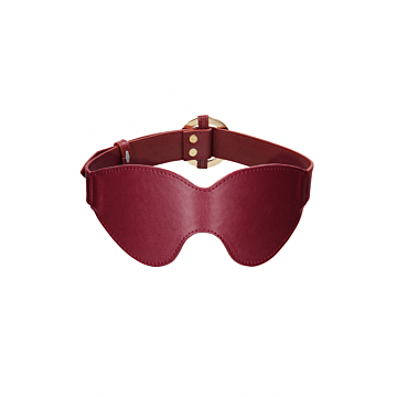 Burgundy Vegan Leather Eyemask by Shots Media