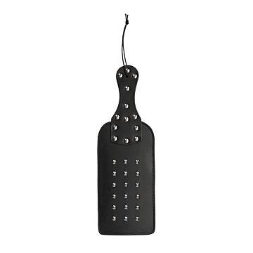 Shots Media Black Studded Paddle