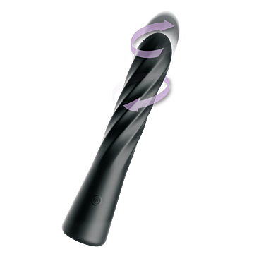 Pipedream Twist Ecstasy— Spiral - Sculpted Thruster