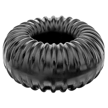 Perfect Fit Ribbed Ring Black