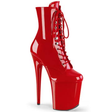 Pleaser Ankle Boot Flamingo-1020 Red 25.2cm-42