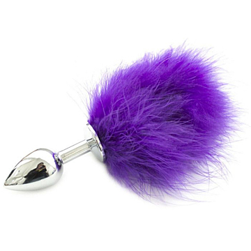 Purple Stainless Steel Butt Plug - Toyz4lovers