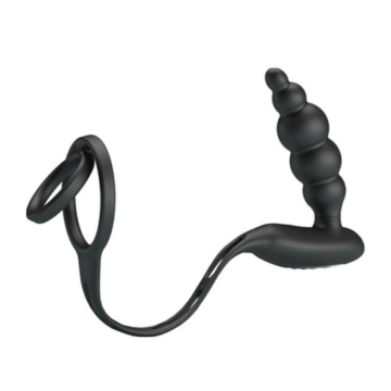 Pretty Love Black Silicone Penis Sleeve III