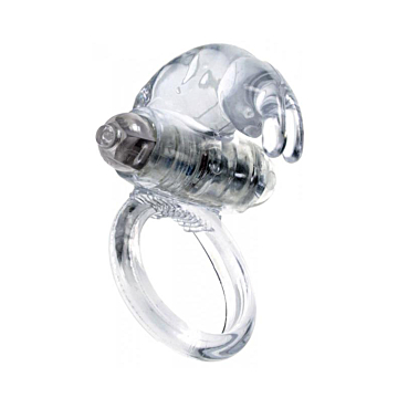 Kinksters Rabbit Clear Cock Ring