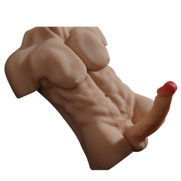 Realistic Male Torso with 7" Dildo – Flesh 8.5kg