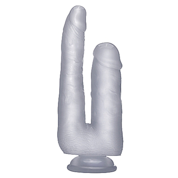 RealRock Double Penetration Translucent Cock - Shots Media
