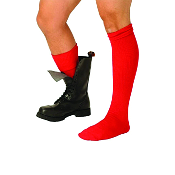 Stylish Red Boot Socks by Kinksters