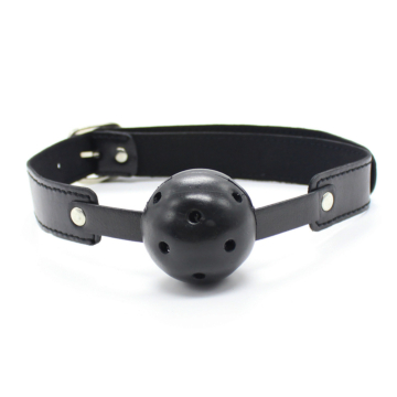 Rolling Breathable Ball Gag Black
