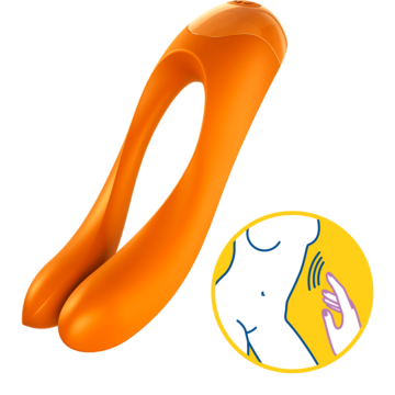 Satisfyer Candy Cane Orange - Vibrant pleasure