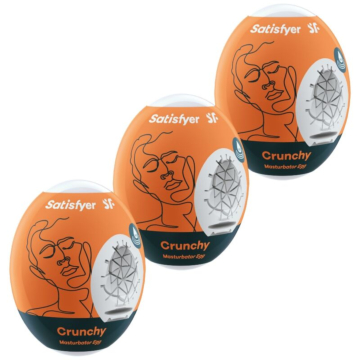 Satisfyer Crunchy Masturbator Egg 3er Set