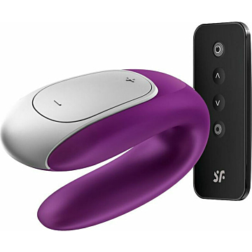 Satisfyer Double Fun Purple App Controlled Vibrator
