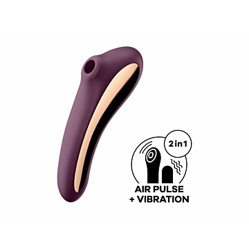 Satisfyer Dual Kiss Purple Clitoral Toy