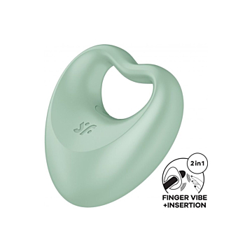 Satisfyer Perfect Pair 3 Vibrating Penis Ring Green