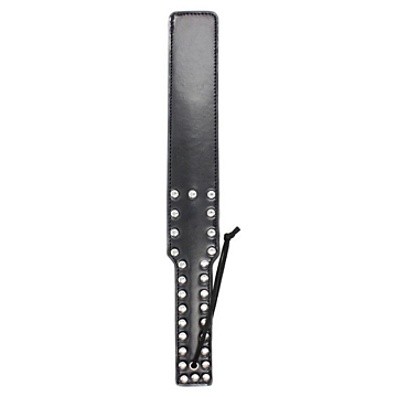 Black Leather Spank Paddle by Toyz4lovers