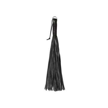 Kiotos Genuine Leather Black Whip - 24 Strings