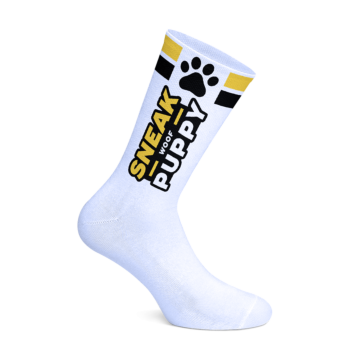 sneakfreaxx "Puppy" Yellow Socks