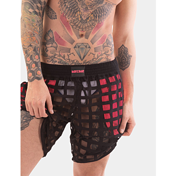 Barcode Berlin Short Waylon - Black-Neonpink