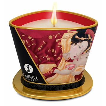 Shunga Strawberry Massage Candle