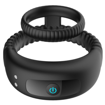 Sling - Style Dual Ring Vibrating Cock Ring