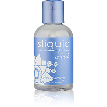 Sliquid Naturals Swirl Flavoured Lubricants - Blue Raspberry 125ml